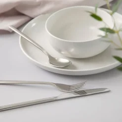 Still spiseskje 20,8 cm matt/polert stål