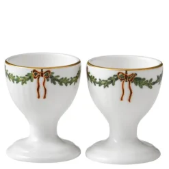 Stjerne Riflet Jul eggeglass 2 stk