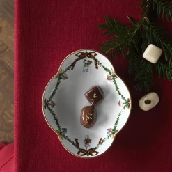 Stjerne Riflet Jul fat 17,5 cm