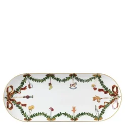 Stjerne Riflet Jul fat 39 cm