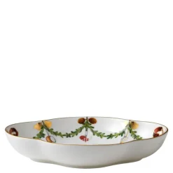 Stjerne Riflet Jul fat 22 cm