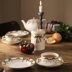 Stjerne Riflet Jul kopp med skål 32 cl