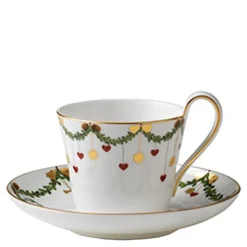 Stjerne Riflet Jul kopp m/skål 27 cl