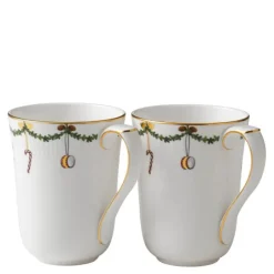 Stjerne Riflet Jul krus 36 cl 2 stk