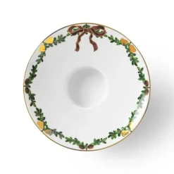 Stjerne Riflet Jul lysestake 15,5 cm