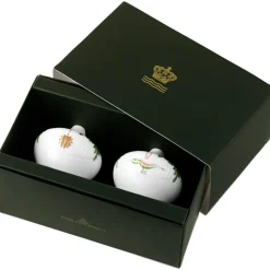 Stjerne Riflet Jul ornament 8,6 cm 2 stk