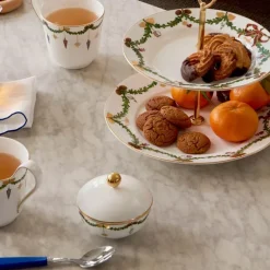 Stjerne Riflet Jul sukkerskål 15 cl