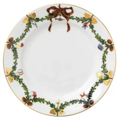 Stjerne Riflet Jul tallerken 21 cm