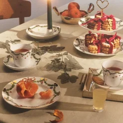 Stjerne Riflet Jul tallerken 21 cm