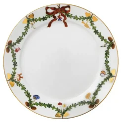 Stjerne Riflet Jul tallerken 27 cm