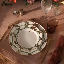 Stjerne Riflet Jul tallerken 27 cm