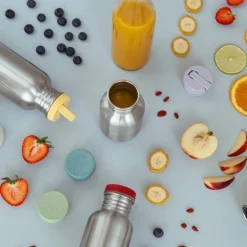 Stålflaske 500 ml blågrønn