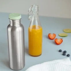 Stålflaske 750 ml lys grønn