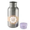 Stålflaske 500 ml lys lilla
