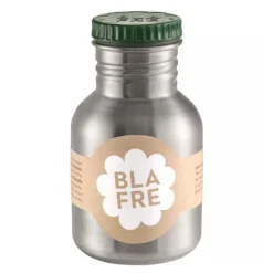 Stålflaske 300 ml mørk grønn