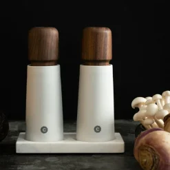 Stockholm krydderkvern 17 cm hvit porselen