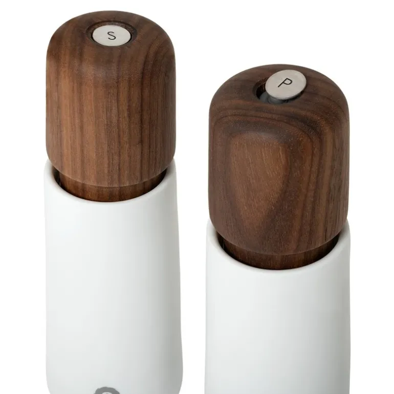 Stockholm krydderkvern 17 cm hvit porselen