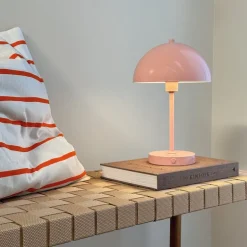 Stockholm portable bordlampe version 2 30 cm lyserød