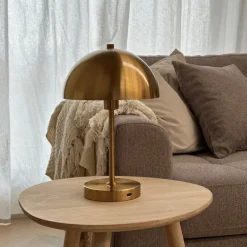 Stockholm portable bordlampe version 2 30 cm antik messing