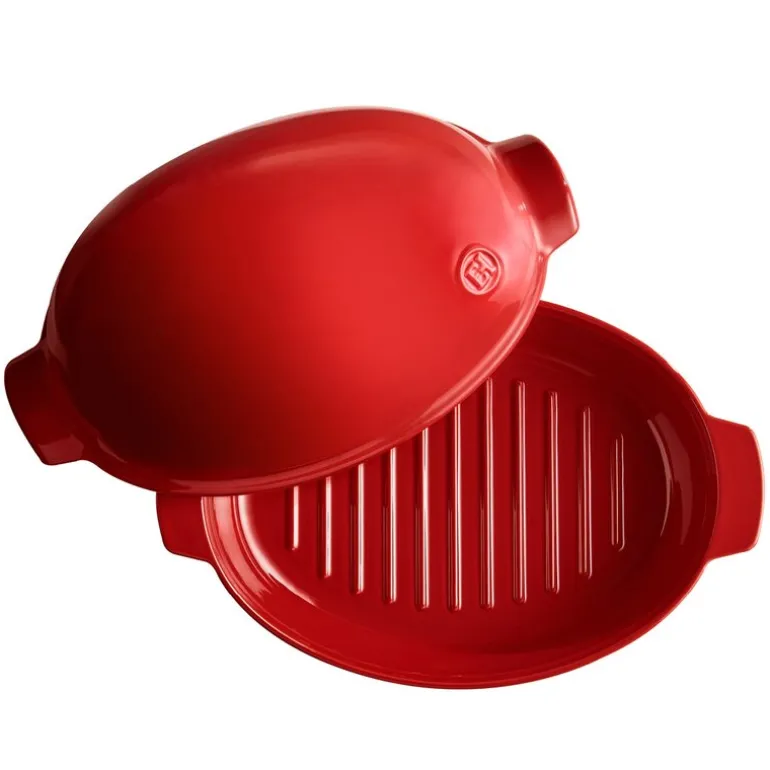 Stor roaster 41,5x27,5 cm 9L rød