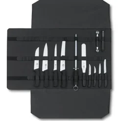 Storage knivmappe stor grå