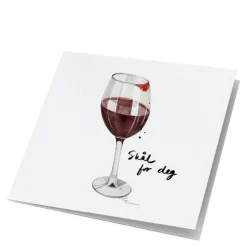 Store kunstkort vinglass