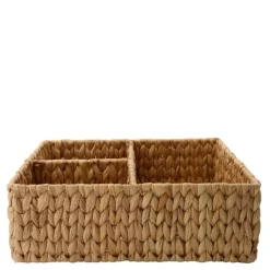 Store kurv 30x30x10 cm natur