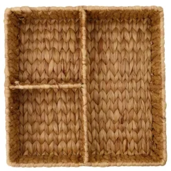 Store kurv 30x30x10 cm natur