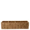 Store kurv 40x12x10 cm natur