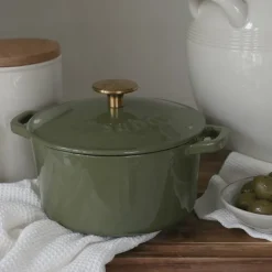 Støpejernsgryte 2 L oliven