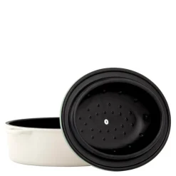 Støpejernsgryte 4L krem