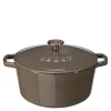 Støpejernsgryte 4,4L mahogany