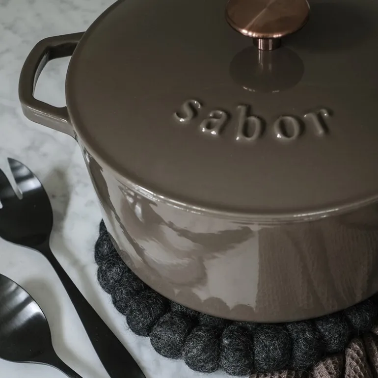 Støpejernsgryte 4,4L mahogany