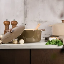 Støpejernsgryte 4,4L mahogany