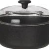 Støpejernsgryte 4L med lokk