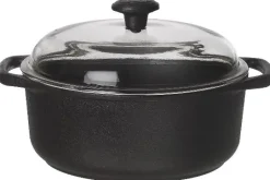 Støpejernsgryte 4L med lokk