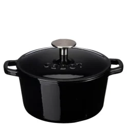 Støpejernsgryte 2L svart