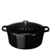 Støpejernsgryte 9,5L svart