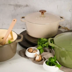 Støpejernsgryte 4,4L warm grey