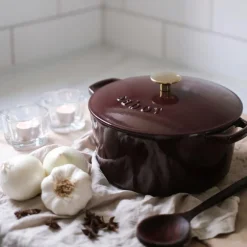 Støpejernsgryte 4,4L zinfandel