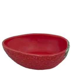 Strawberries oval bolle 35 cl rød
