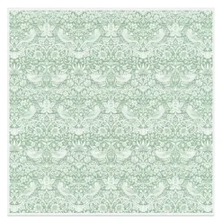 Strawberry Thief duk 150x150 cm grønn