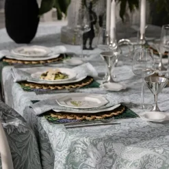 Strawberry Thief serviett/småduk 35x35 cm grønn