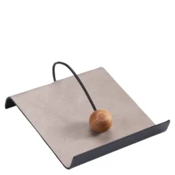 String serviettholder 18x19 cm varm grå