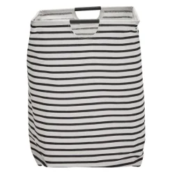Stripes vaskepose 40 cm svart/hvit