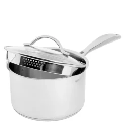 STS kasserolle m/ lokk 2,5L/18 cm