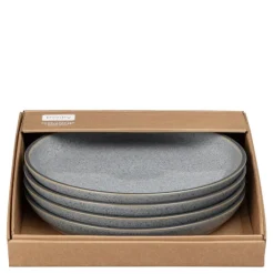 Studio tallerken 26 cm 4 stk grå