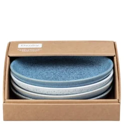 Studio tallerken 17 cm 4 stk blå