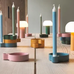 Styles LED lampe 15x22,5 cm grønn