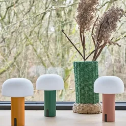 Styles LED lampe 15x22,5 cm grønn